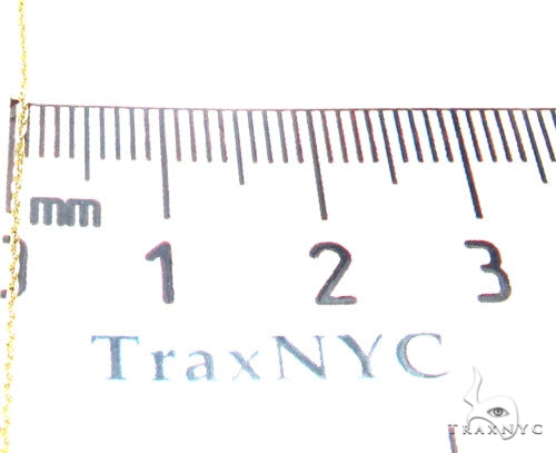 Bezel Diamond Button Necklace 34946 - Image 10