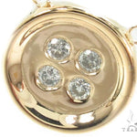 Bezel Diamond Button Necklace 34946 - Image 3