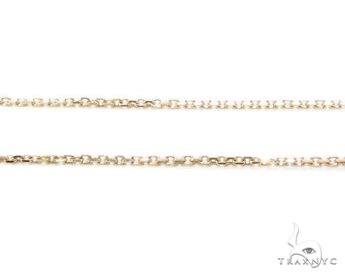 Bezel Diamond Button Necklace 34946 - Image 6