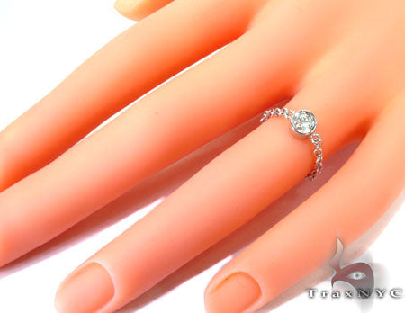 Bezel Diamond Chain Ring 27074 - Image 8