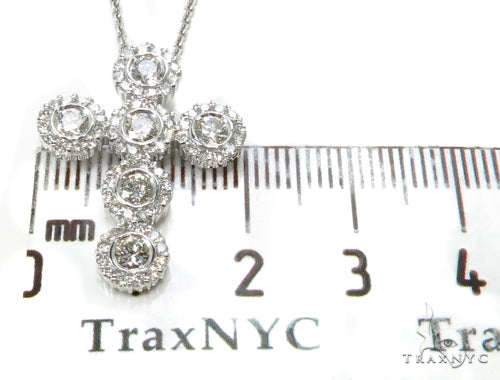 Bezel Diamond Cross Crucifix 40797 - Image 8