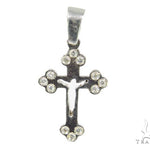 Bezel Diamond Cross Crucifix 44518 - Image 1