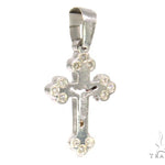 Bezel Diamond Cross Crucifix 44518 - Image 2