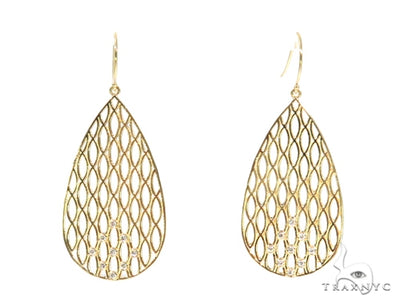 Bezel Diamond Earrings 44534 - Image 1