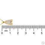 Bezel Diamond Letter Necklace 70857 - Image 7