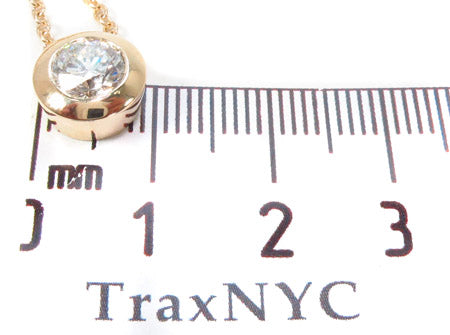 Bezel Diamond Necklace 33414 - Image 11