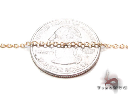 Bezel Diamond Necklace 33414 - Image 7