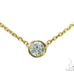 Bezel Diamond Necklace 34422 - Image 1
