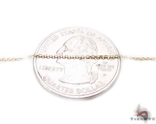 Bezel Diamond Necklace 34422 - Image 6