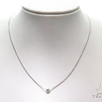 Bezel Diamond Necklace 40924 - Image 10