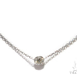 Bezel Diamond Necklace 40924 - Image 3