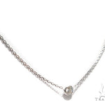 Bezel Diamond Necklace 40924 - Image 4