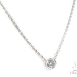 Bezel Diamond Necklace 45416 - Image 2