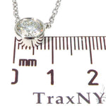 Bezel Diamond Necklace 45416 - Image 8