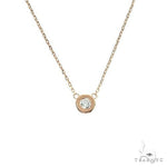 Bezel Diamond Necklace 66679 - Image 1