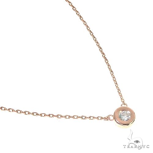 Bezel Diamond Necklace 66679 - Image 2