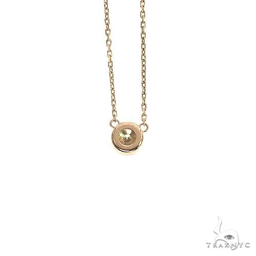 Bezel Diamond Necklace 66679 - Image 3