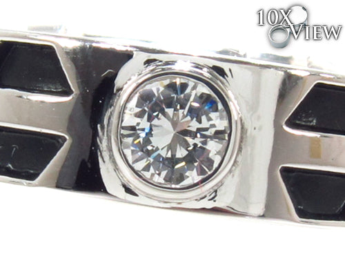 Bezel Diamond Pinky Ring, photo 3 of 7