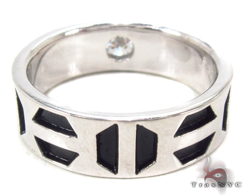 Bezel Diamond Pinky Ring 34390 - Image 5