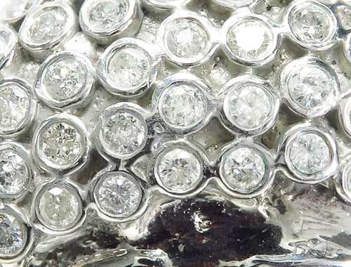 Bezel Diamond Silver Jesus Piece 40828 - Image 3