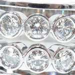 Bezel Diamond Wedding Band 40773 - Image 3