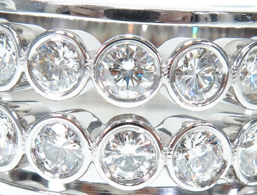 Bezel Diamond Wedding Band 40773 - Image 3