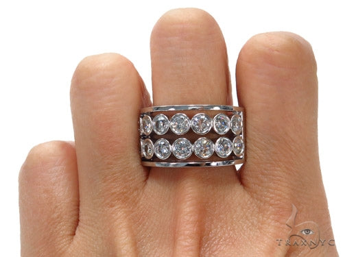 Bezel Diamond Wedding Band 40773 - Image 8