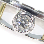 Bezel Diamond Wedding Ring 44895 - Image 3