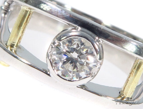 Bezel Diamond Wedding Ring 44895 - Image 3