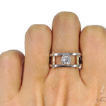 Bezel Diamond Wedding Ring 44895 - Image 7