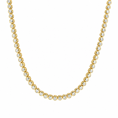 Bezel Diamond Chain 28 Inches 5mm 34969
