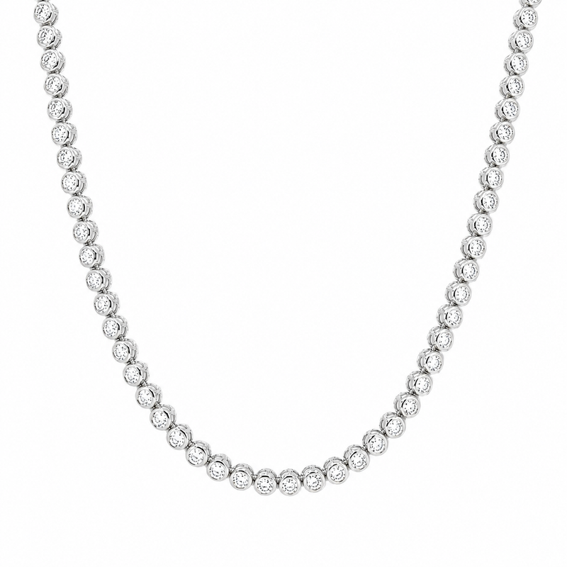 Bezel Diamond Chain 28 Inches 5mm 34969