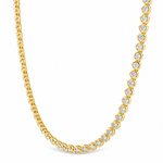 Bezel Diamond Chain 28 Inches 5mm 34969