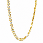 Bezel Diamond Chain 28 Inches 5mm 34969