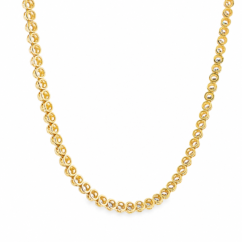 Bezel Diamond Chain 28 Inches 5mm 34969