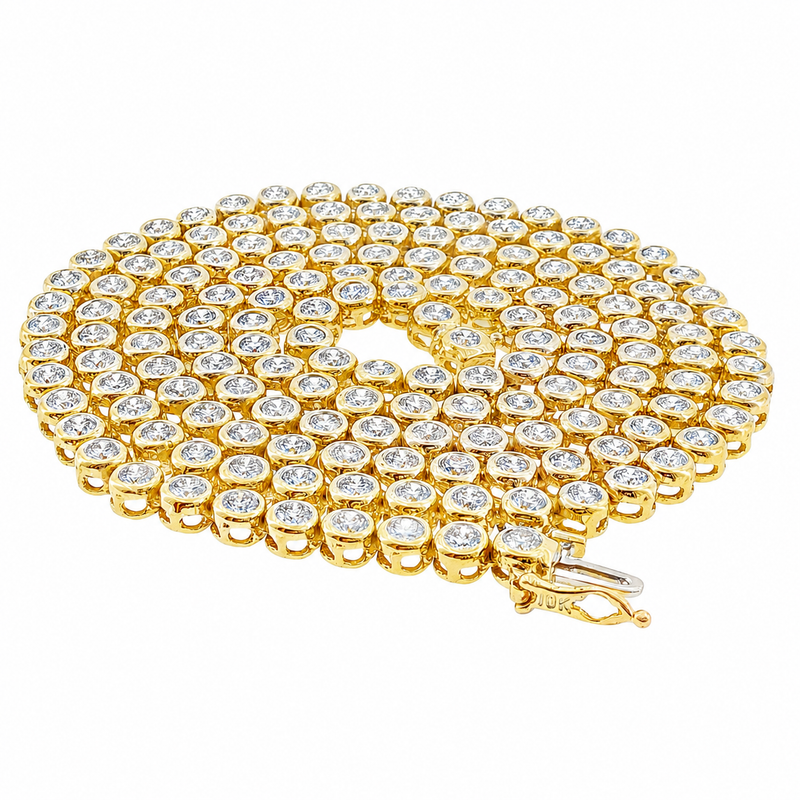 Bezel Diamond Chain 28 Inches 5mm 34969