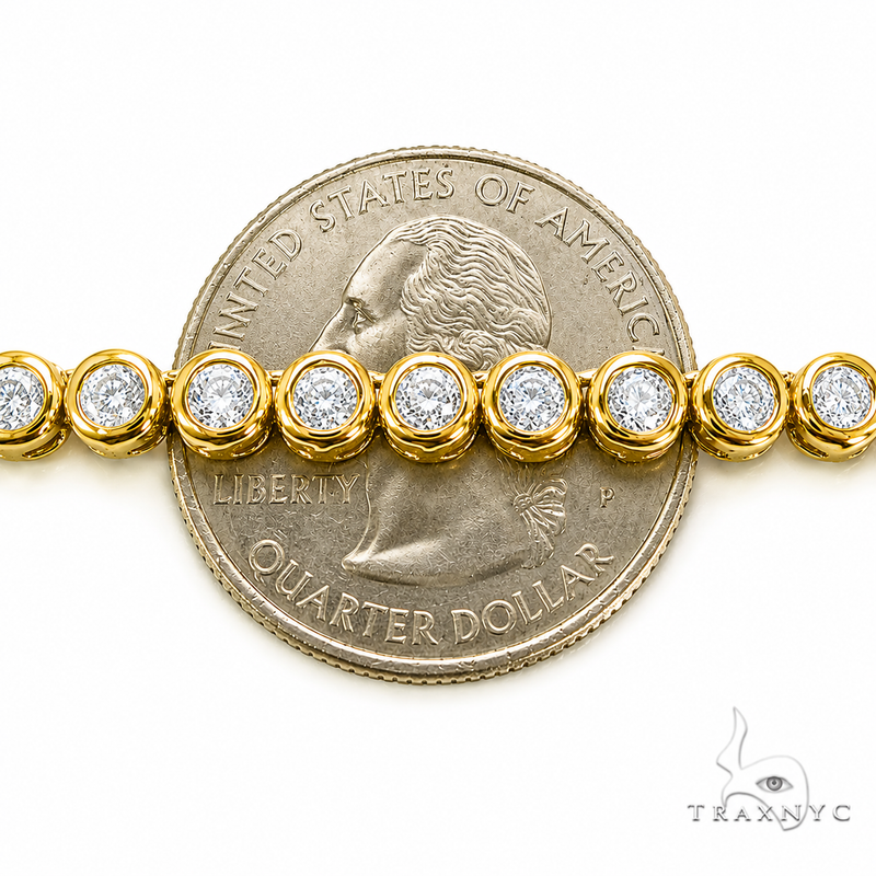 Bezel Diamond Chain 28 Inches 5mm 34969