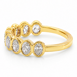 Bezel Luxe Oval Diamond Band 71604