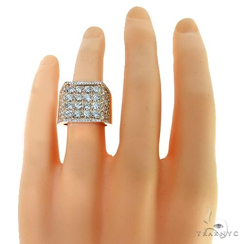 14K Gold Avalanche Lab-Grown Diamond Ring, photo 6 of 6