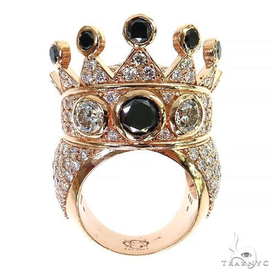 Black Diamond Recreated  Tupac Crown Ring 69131 - Image 1