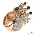 Black Diamond Recreated  Tupac Crown Ring 69131 - Image 6