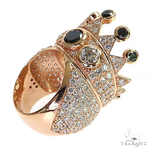 Black Diamond Recreated  Tupac Crown Ring 69131 - Image 6