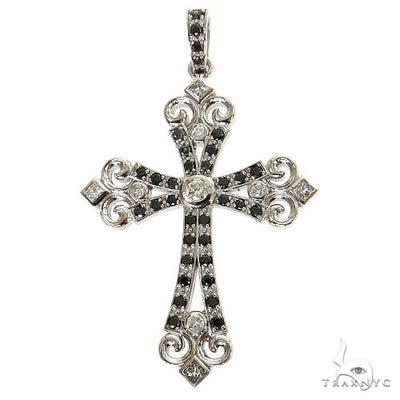 Black Diamond Cross Pendant 68867 - Image 1