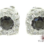 Black Diamond Earrings 28962 - Image 1