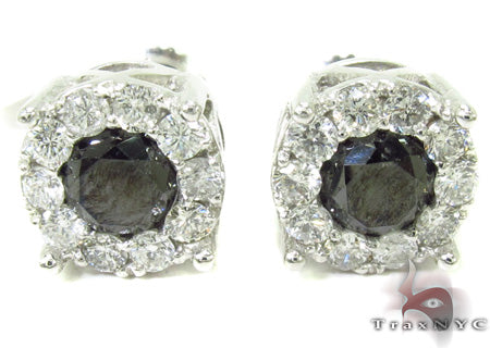 Black Diamond Earrings 28962 - Image 1