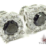 Black Diamond Earrings 28962 - Image 2