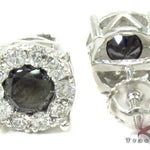 Black Diamond Earrings 28962 - Image 4