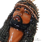 Black Passion Diamond Jesus Pendant 68603 - Image 3