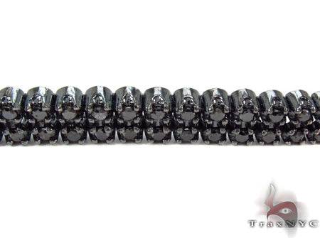 Black Diamond Prong Bracelet 30988 - Image 2