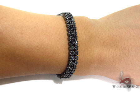 Black Diamond Prong Bracelet 30988 - Image 9